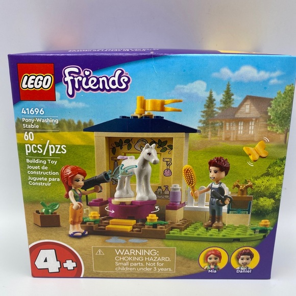 LEGO FRIENDS: Pony-Washing Stable Daniel And Mia 60 pieces Building Set (41696) - Picture 2 of 8